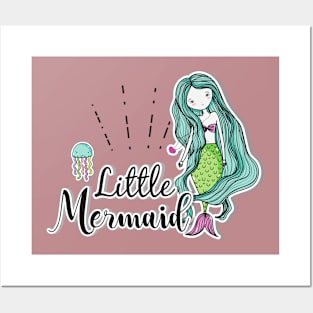 Little mermaids Posters and Art